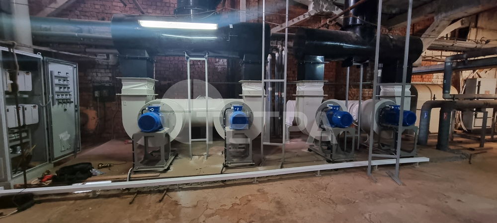 Монтаж вентиляторов